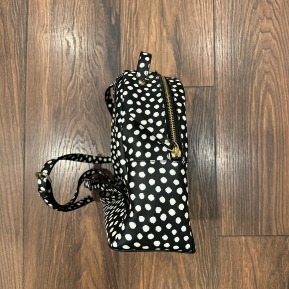 Kate Spade Laurel Way Printed Musical Polka Dot Black White Sammi Backpack Bag - Picture 3 of 6